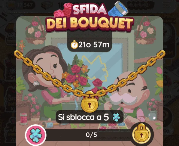 Evento Sfida Dei Bouquet Monopoly Go (Elenco dei Premi)